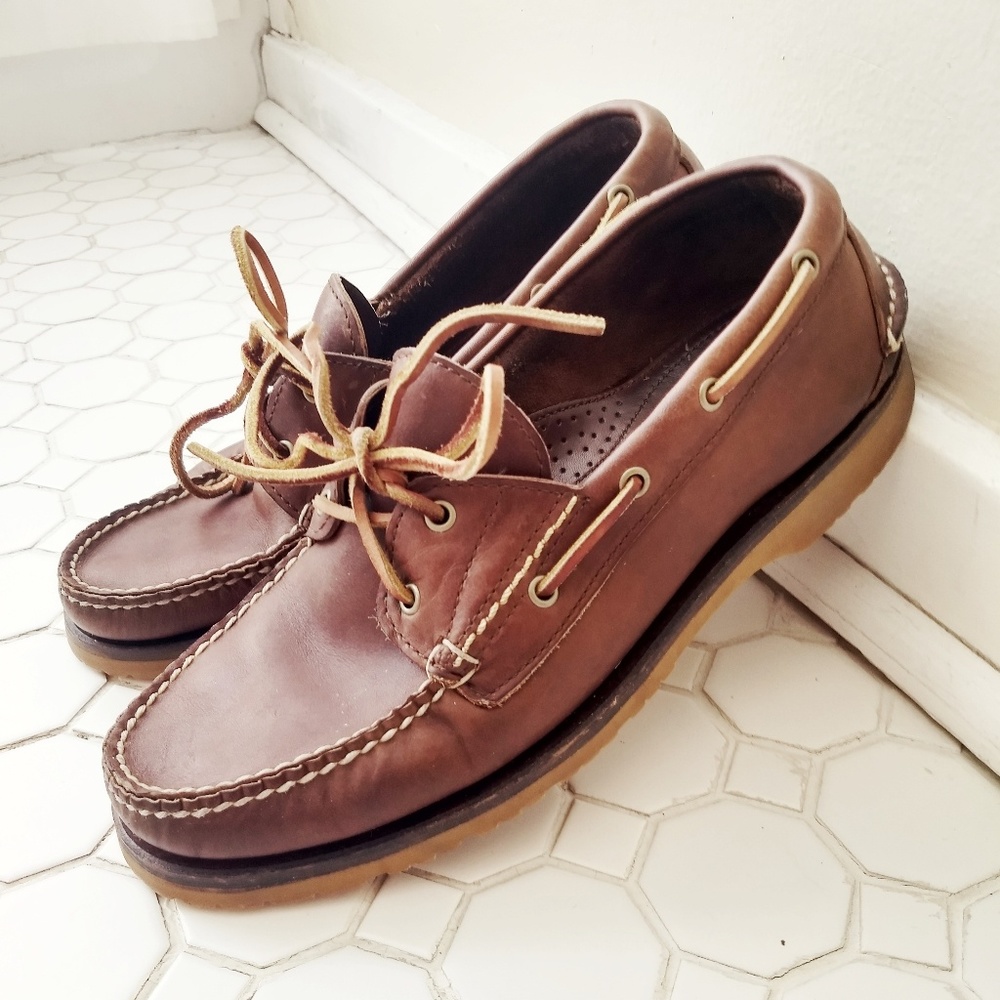 Red Wing Heritage Shoes leather boat deck shoes